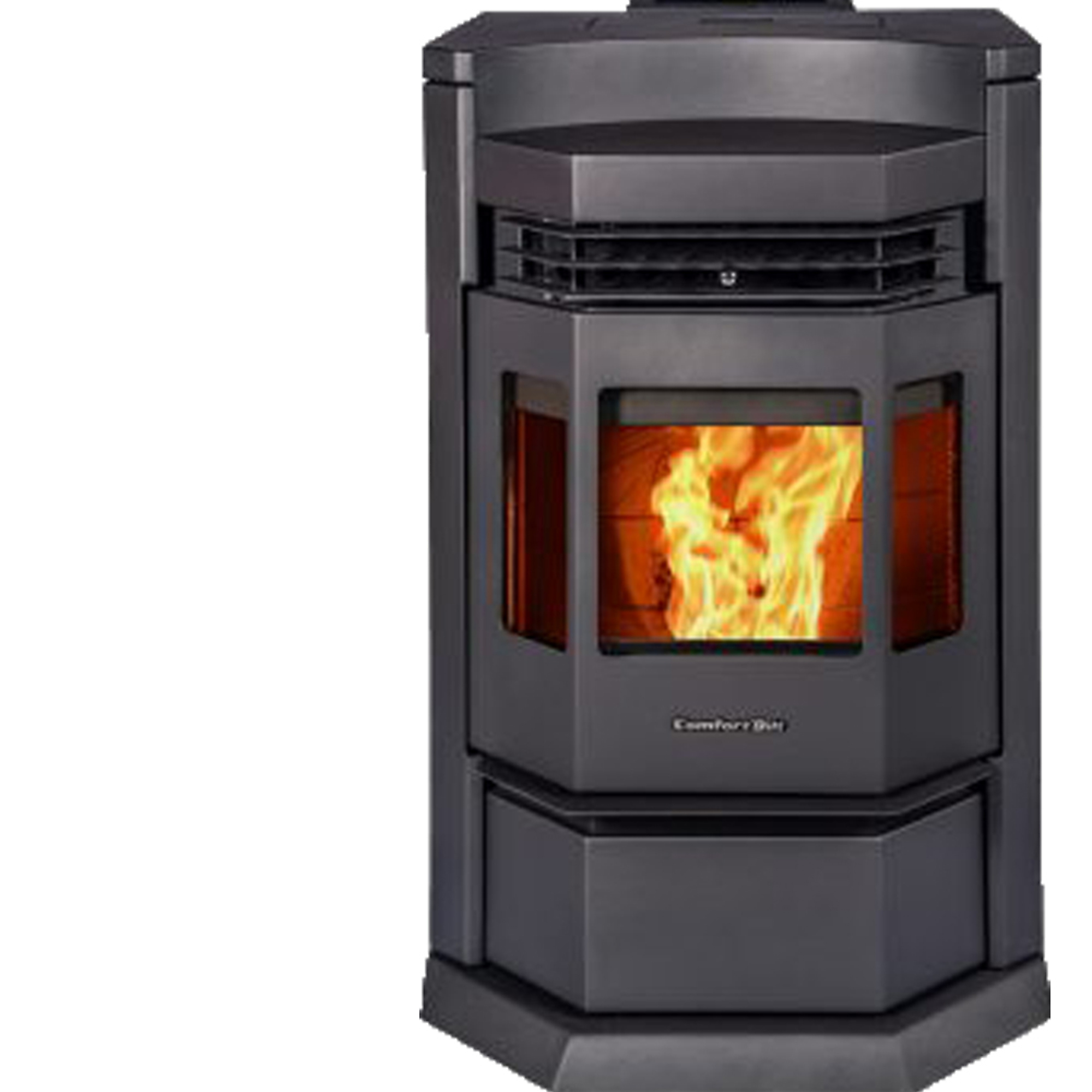 ComfortBilt, Pellet Stove, Heat Output 41000 Btu/hour, Heating Capability 2800 ft², Model# HP22N-Black